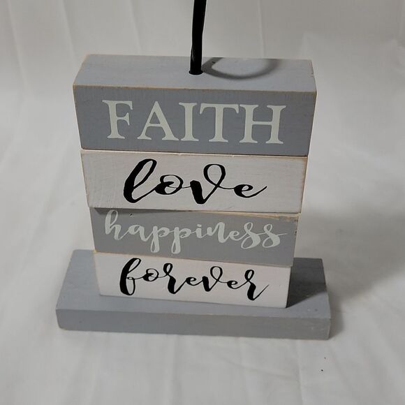 Muli message wood display - Picture 3 of 4